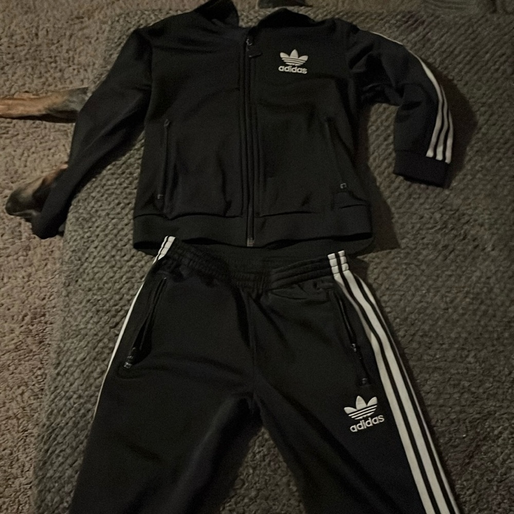Adidas black jumpsuit